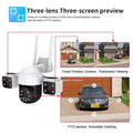 3 Lens Security Camera