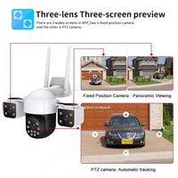 3 Lens Security Camera