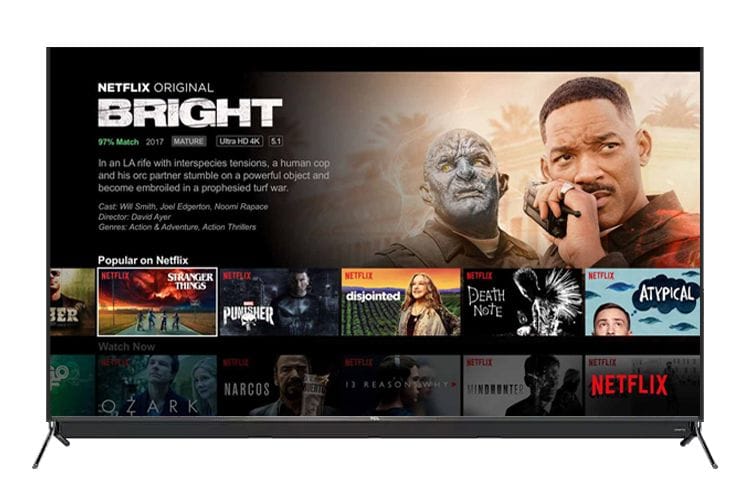 TCL 65C645 QLED Andriod Smart TV - 65 Inch