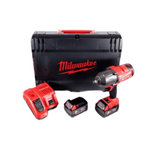 Milwaukee Torque Impact Wrench 1/2” 2Battery 18V – M18CHIWF12-502X