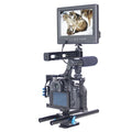 Video Camera Cage Stabilizer for Panasonic Lumix DMC-GH4 / Sony A7 &amp; A7S &amp; A7R &amp;