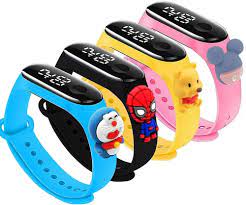 Black Led Kids Digital Watch