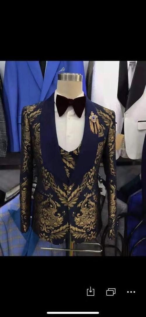Marshalino Royal Design 3 Piece Suit