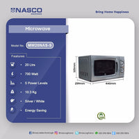 NASCO 20L Microwave (MW20NAS-PZB)