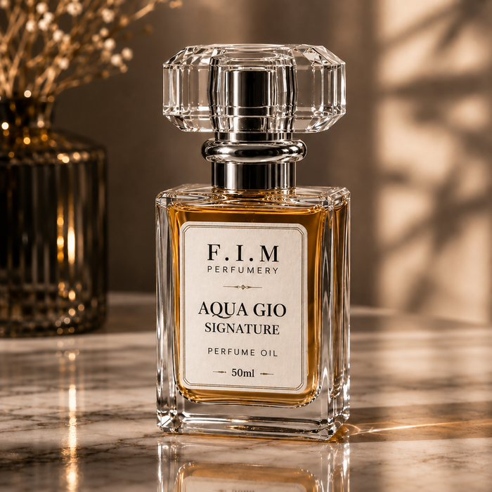 Aqua Gio Signature Perfume Oil 30ML – Long Lasting Fresh Men's Fragrance