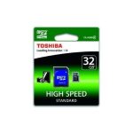 Toshiba 32GB Micro SD + Adapter