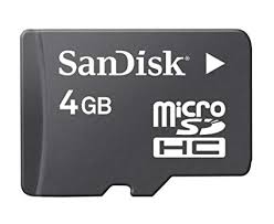 SanDisk 4GB Memory Card with Adapter 4GB