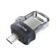 Sandisk Ultra Dual m3.0 USB 3.0 micro USB Flash Drive 64GB Silver