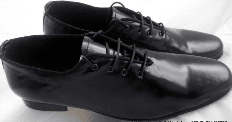 Black Mirror Polished Leather | Shopbeta