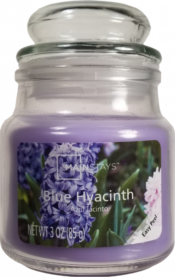 Mainstays Jar Candle, Blue Hyacinth, 3 oz