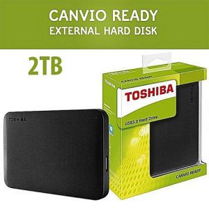 Toshiba Portable External Hard Disk Drive - 2TB Black