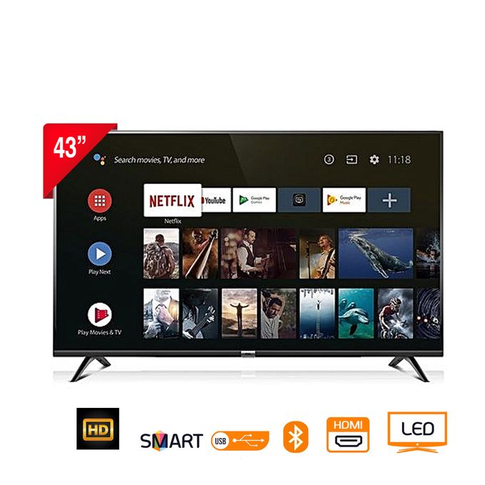 TCL Smart Android TV 43" Black