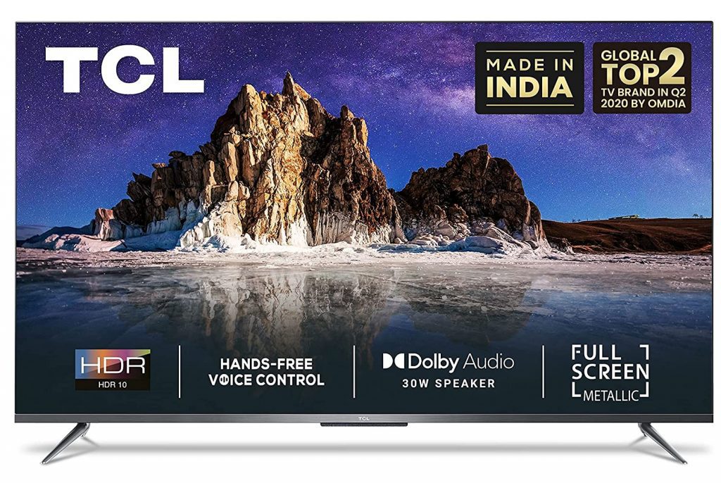 TCL 55P715 Smart 4K Android AI UHD TV - 55 Inch