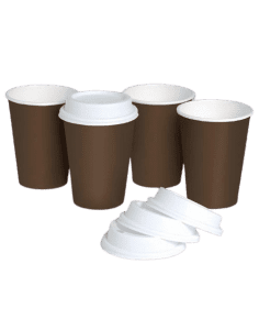 disposable cups with lids pack of 50