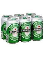Heineken Can 330ml (6 Pack)