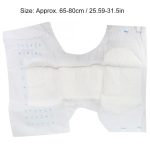 10pcs/Pack Disposable Unisex Adult Urine Pad Mat Nursing Care Diapers With Side Waist Stickers for Elderly Patients L Size