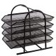 File Document Tray Metal Mesh 4-Tier