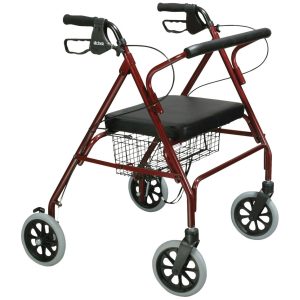 ROLLATOR WALKER WITH SEAT