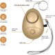 Get Security Alarm Keychain with LED Lights, Emergency Safety Alarm for Women, Men, Children, Elderly